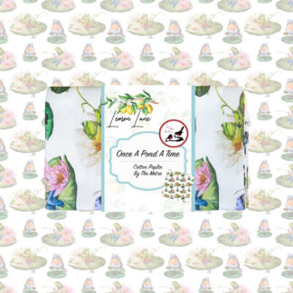 Lemon Lane Once a Pond A Time Cotton Poplin By The Metre Fabric